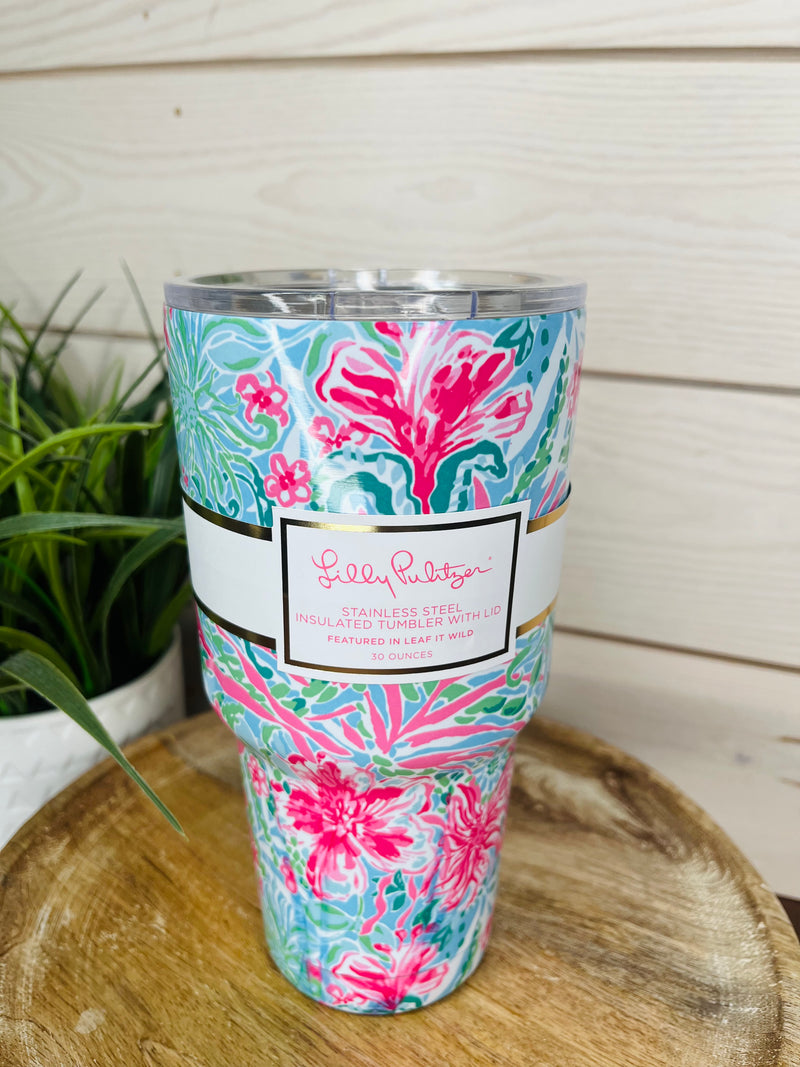 Leaf it Wild Lily Pulitzer Stainless Steak 30 oz. Tumbler
