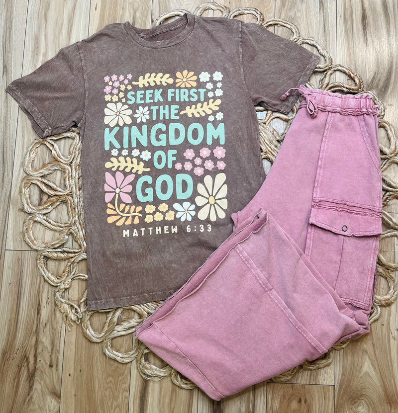 Matthew 6:33 tee by Lotus