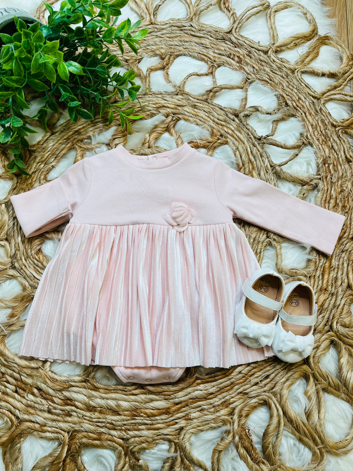 Mayoral Pink Bubble Dress Girls Onesie