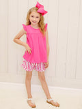 Millie Jay Hot Pink Short Outfit Set Girls