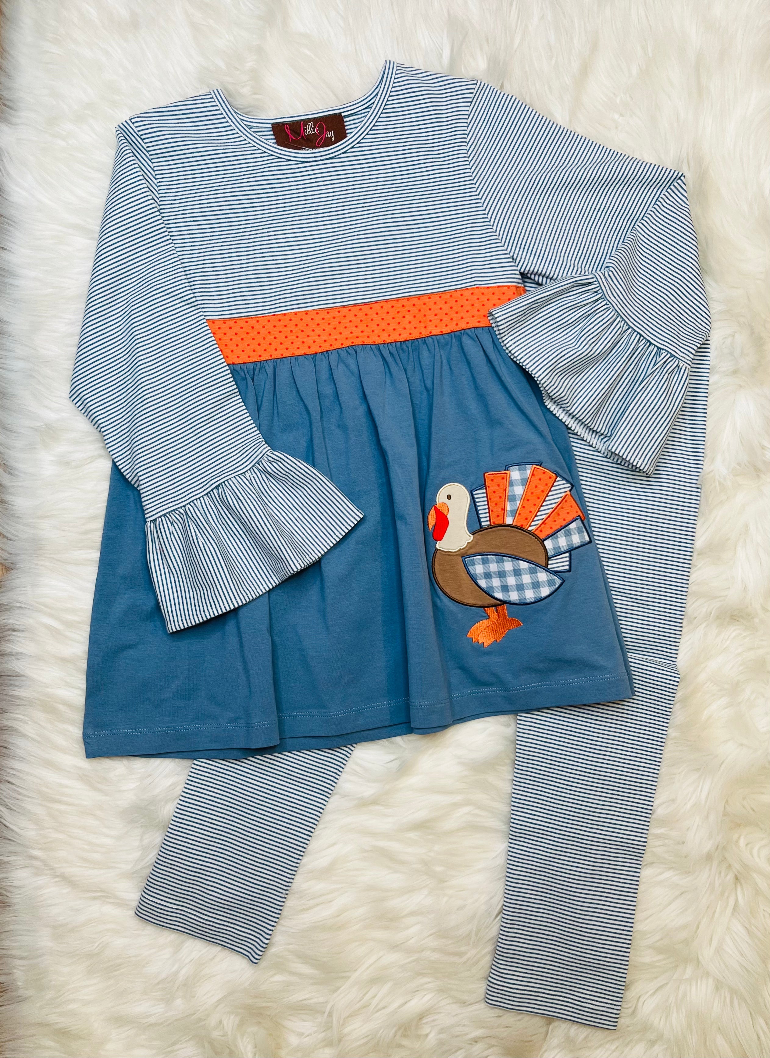 Millie Jay Turkey Set Girls Outfit