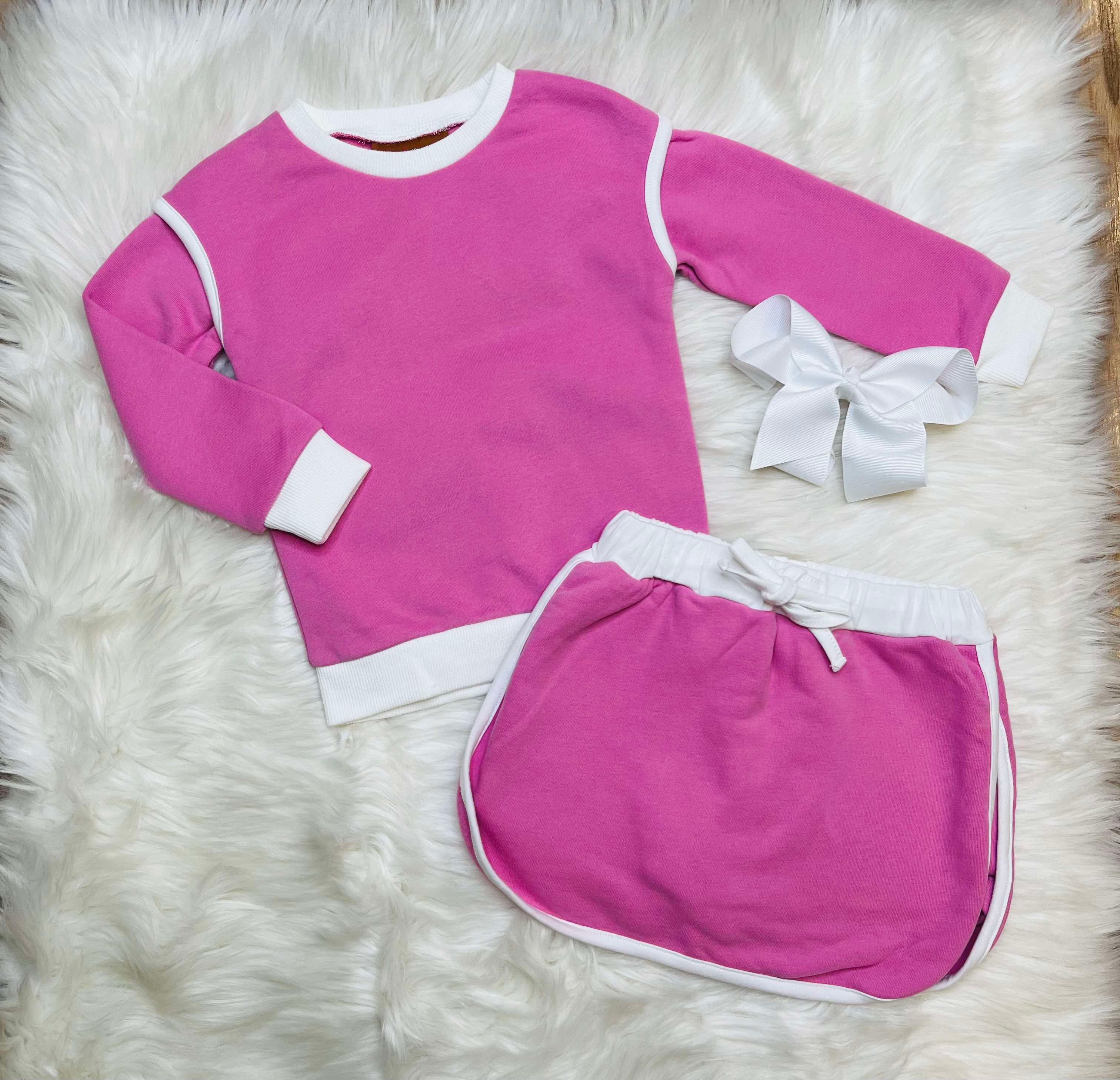 Girl’s Milly Jay Pink Skort Outfit Set