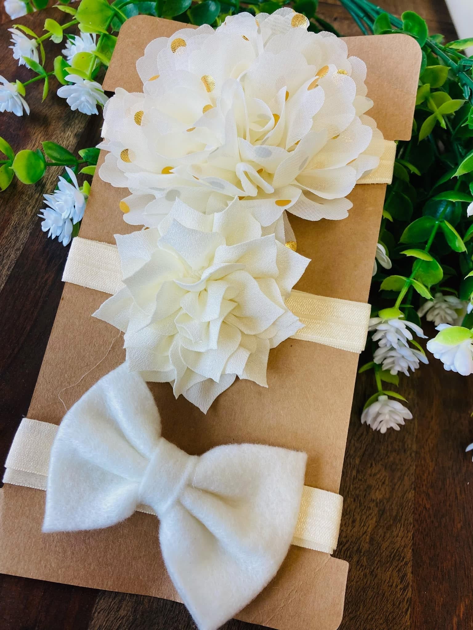 Mini Mee Baby 3 Pack headband bow