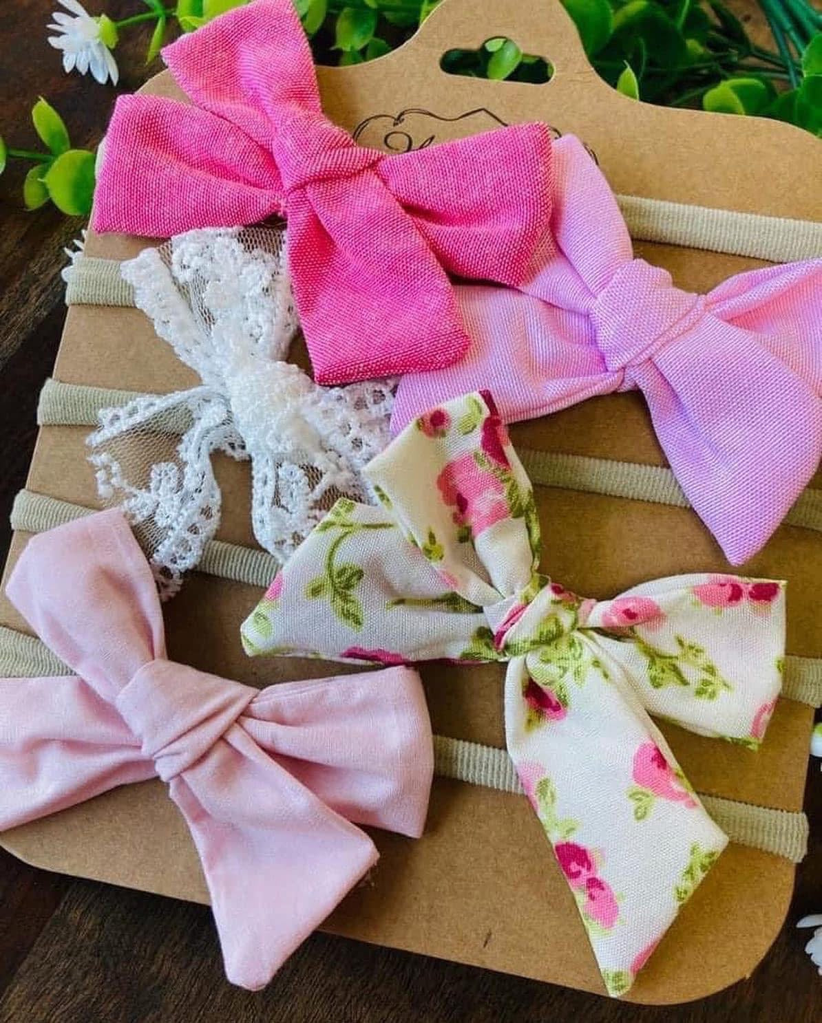 Mini Mee Baby Headband Packs bow