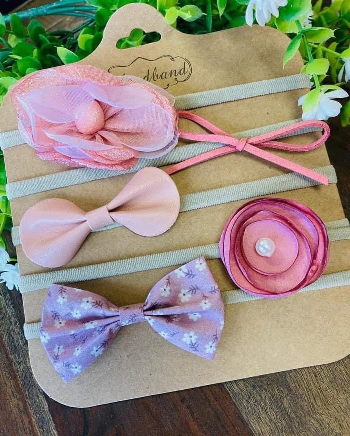 Mini Mee Baby Headband Packs bow