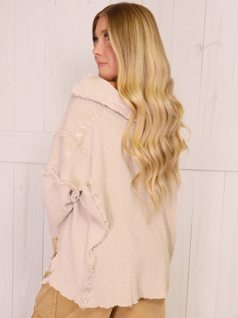 Natural Mineral Washed Pullover