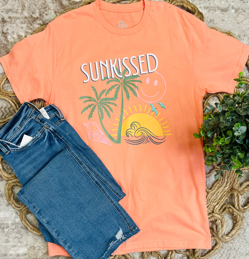 Orange sunkissed tee - Mini Mee Boutique