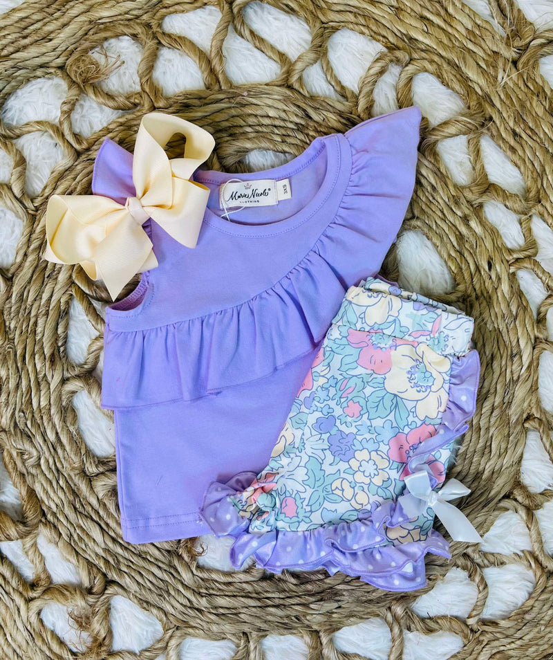Orchid Garden Short Set