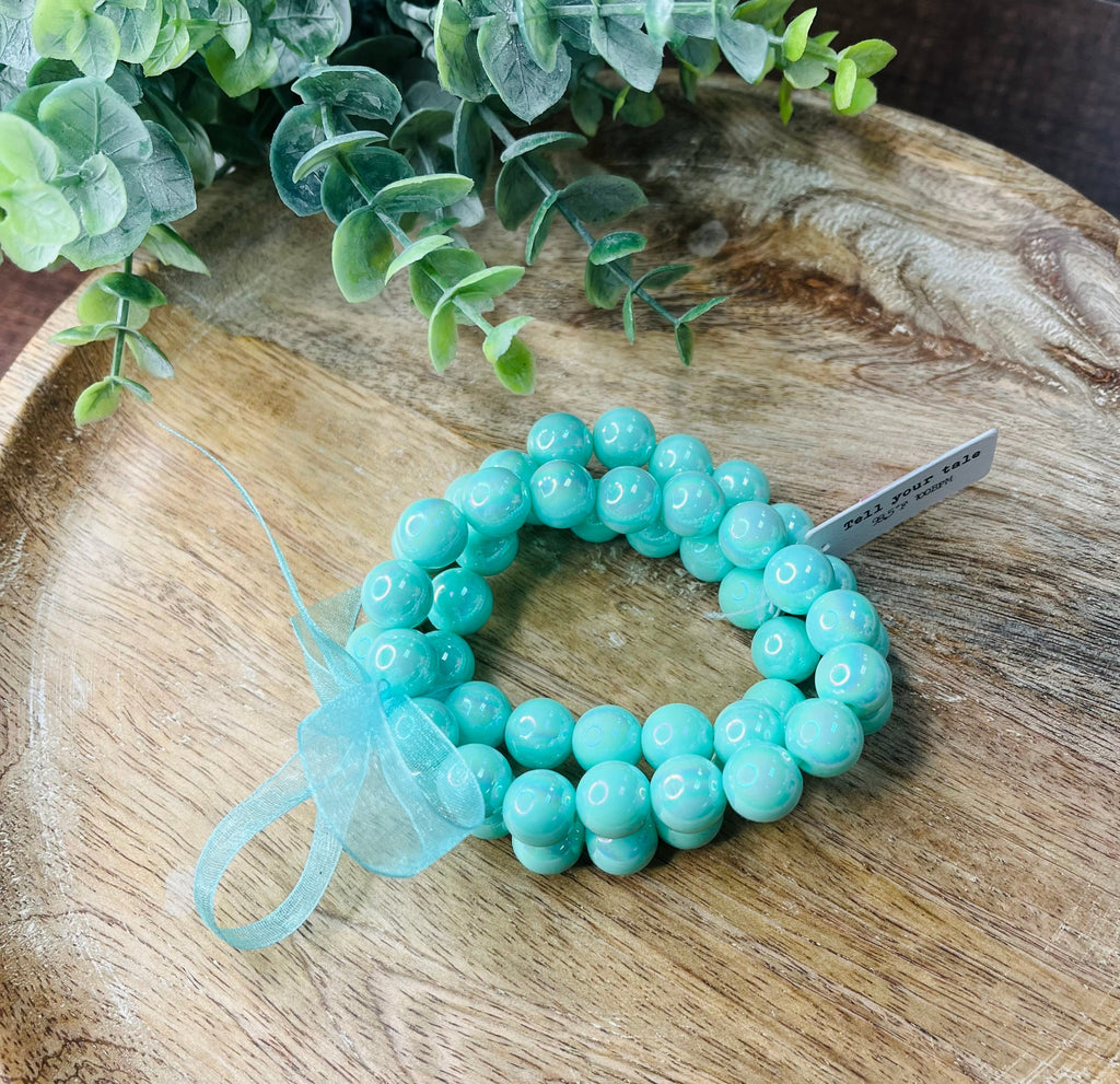 Pearl Stacked Bracelet women's