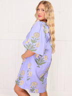 Periwinkle Floral Dress SS Women's