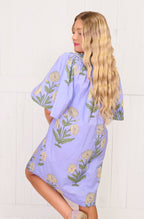 Periwinkle Floral Dress SS Women's