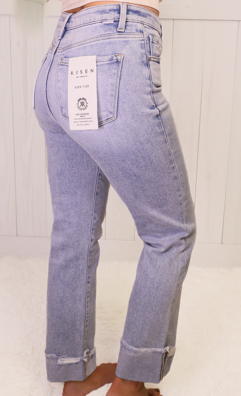 Risen High Rise Straight 5877 Jeans