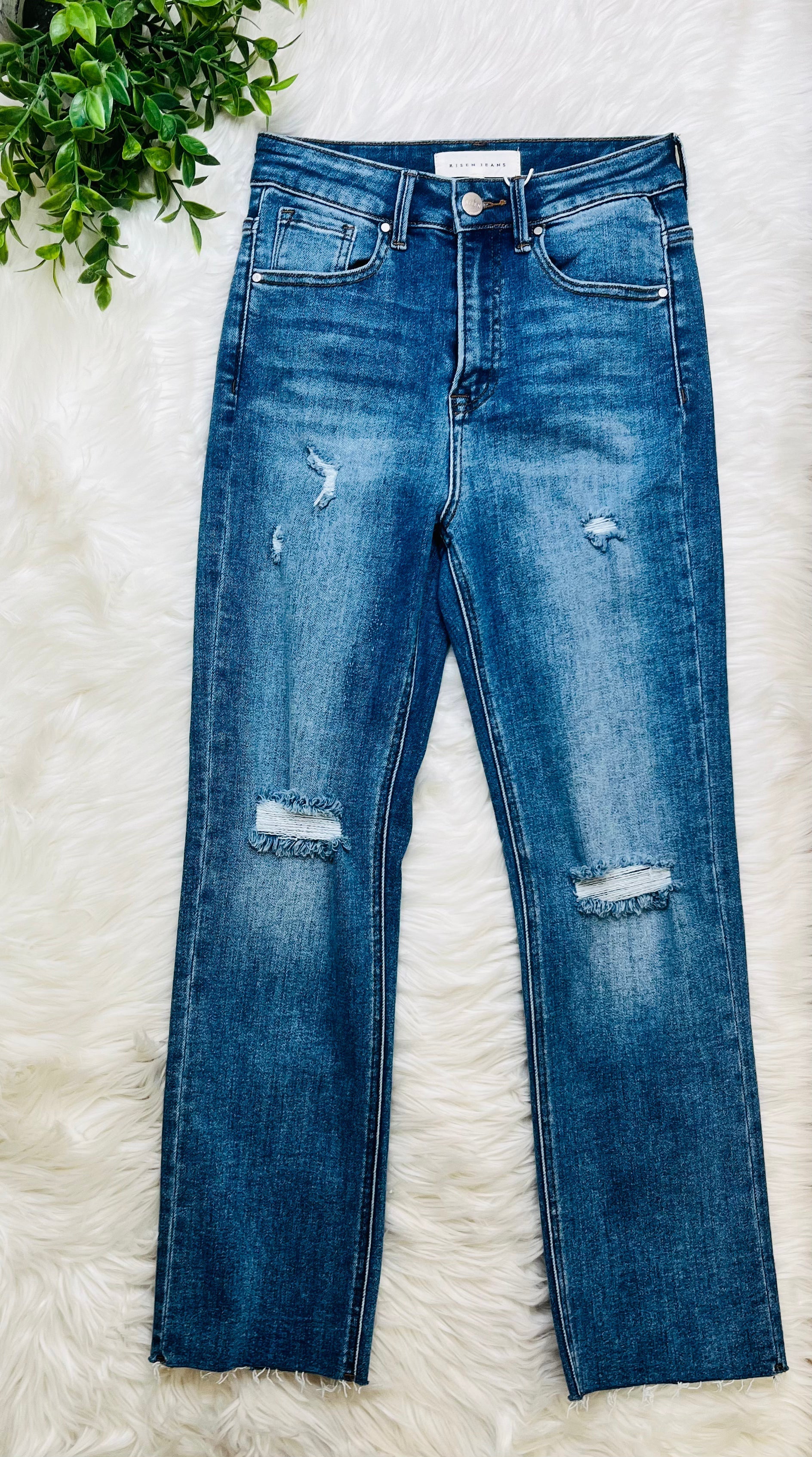 Risen Medium Wash 5755 Jeans
