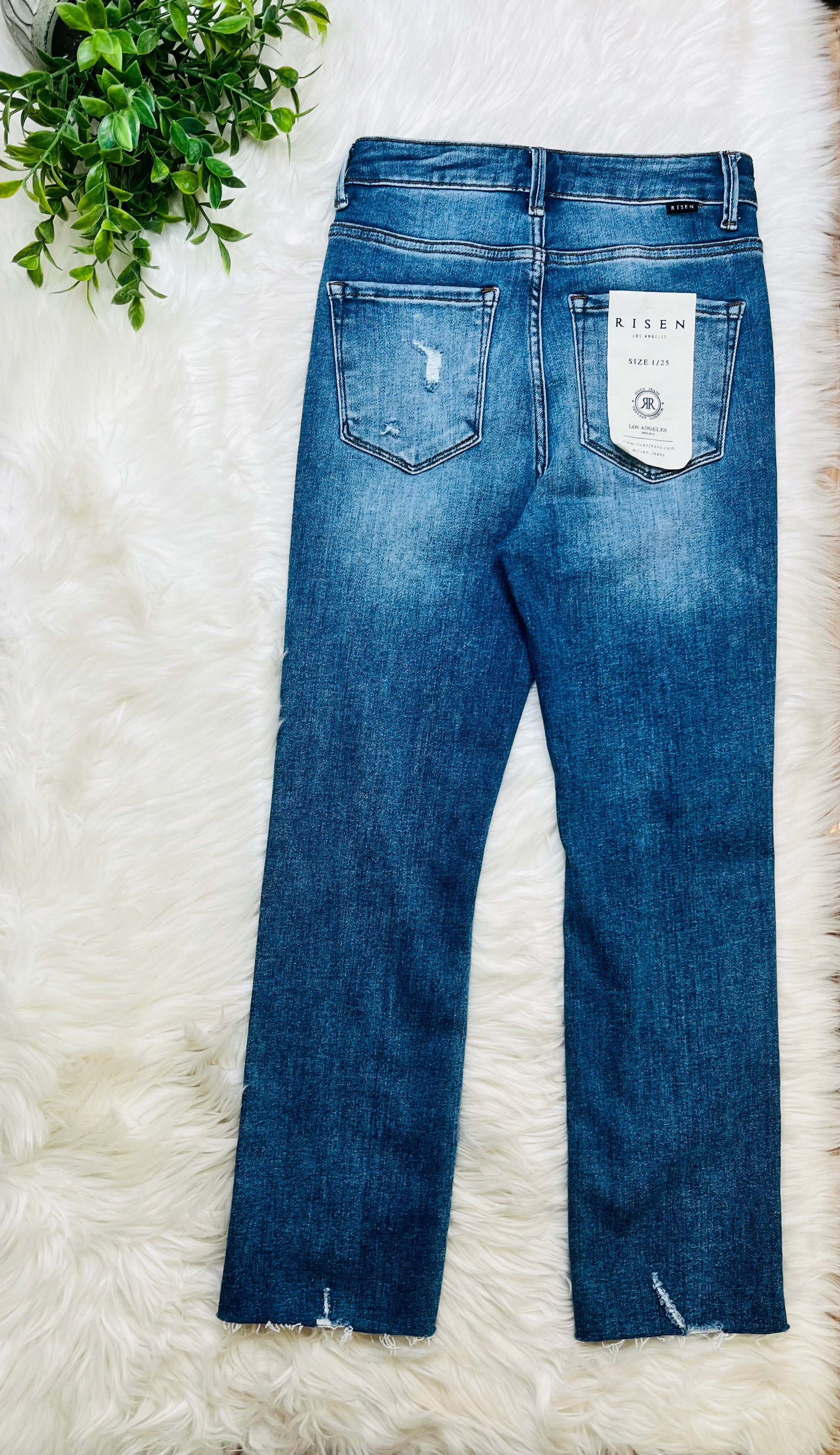 Risen Medium Wash 5755 Jeans
