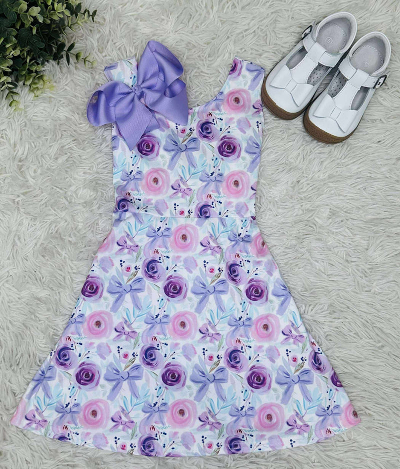 Rosette Coquette Activewear Dress Girls