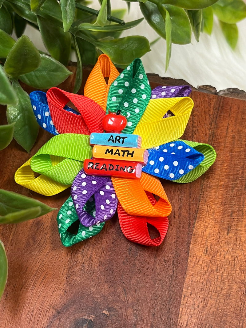 School Celebration Ribbon Bow – Mini Mee