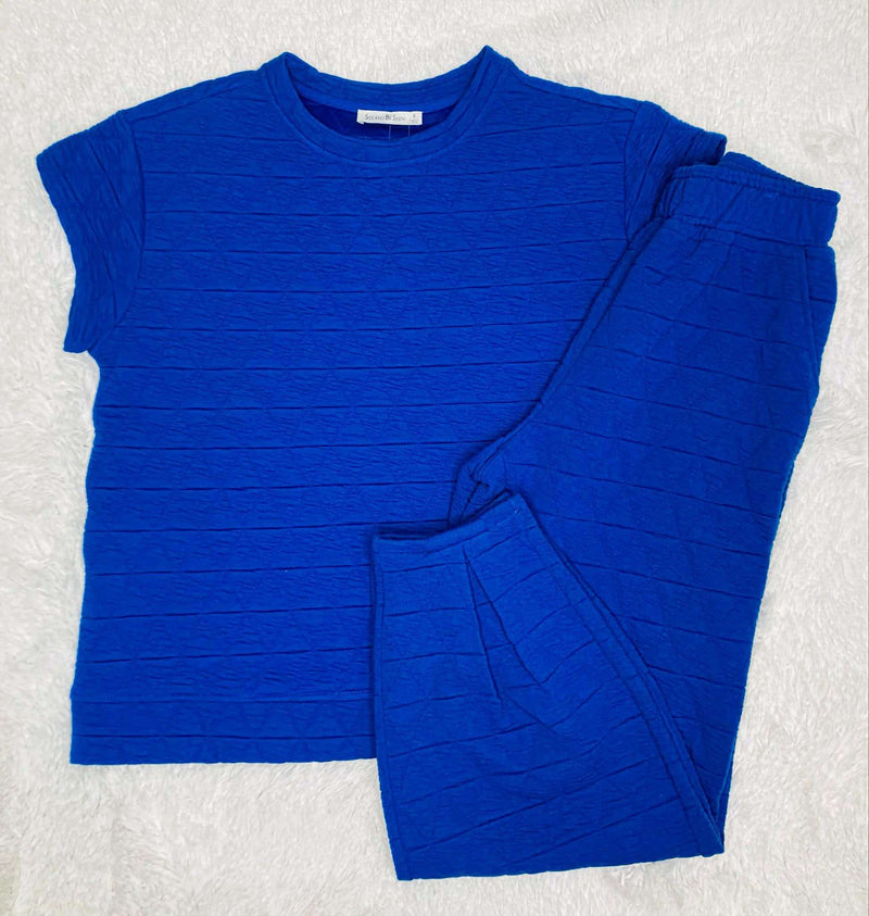 See and Be Seen Royal Blue 2 Piece Set - Mini Mee Boutique