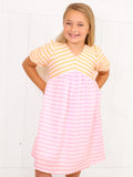 Sherbet Striped Dress by Hayden Girls Tween