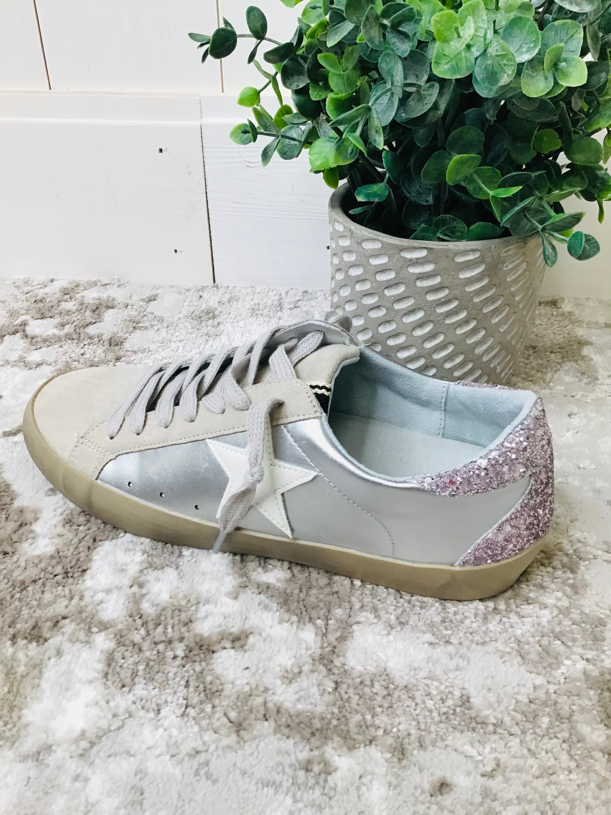 Shu shop shoes chrome - Mini Mee Boutique