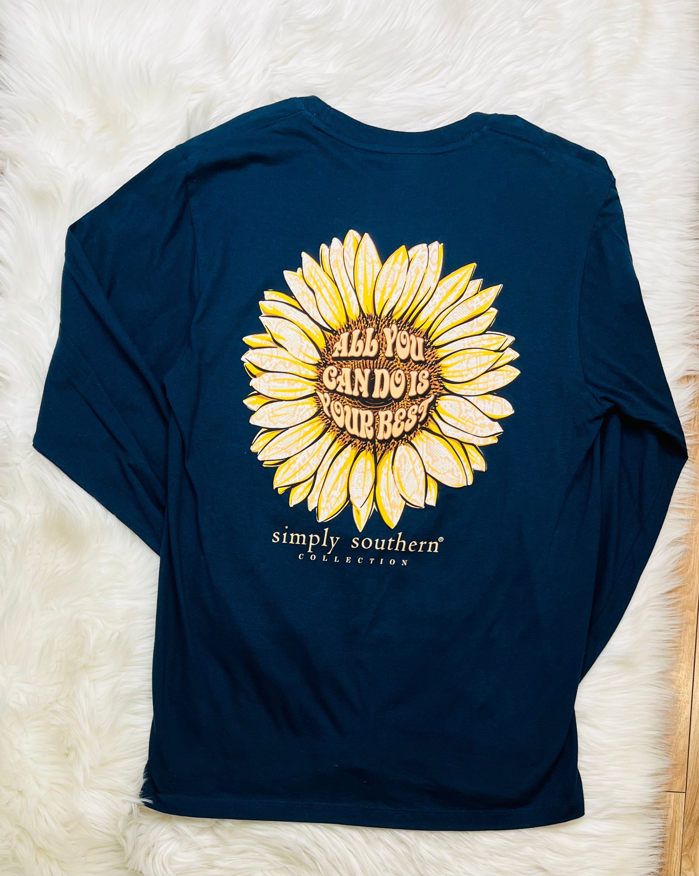 Simply Southern All You Can Do Is Your Best Long Sleeve Tee