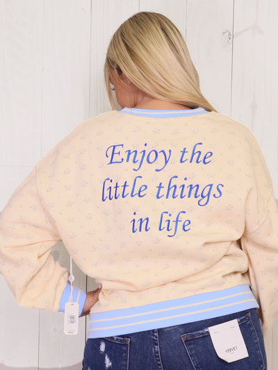 Simply Southern Bow Little Things in Life Sweater Pullover