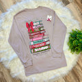 Simply Southern Christmas Books Graphic Tee Women's