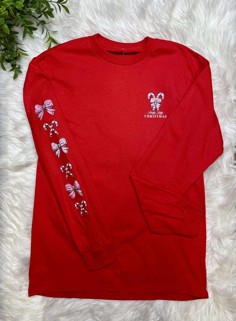 Simply Southern Christmas Tree Long Sleeve Tee
