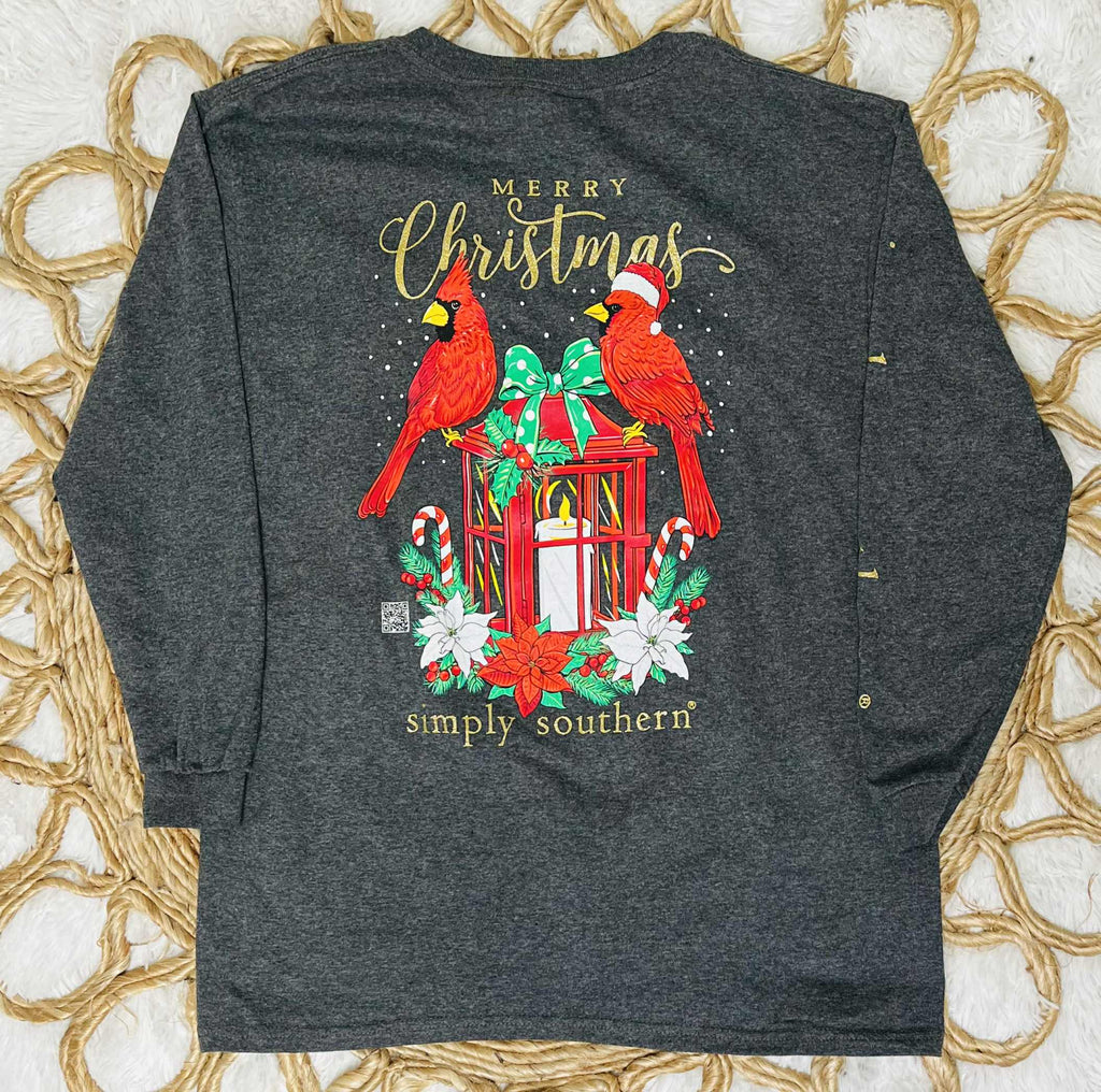 Simply Southern Girls Merry Christmas Long Sleeve Tee