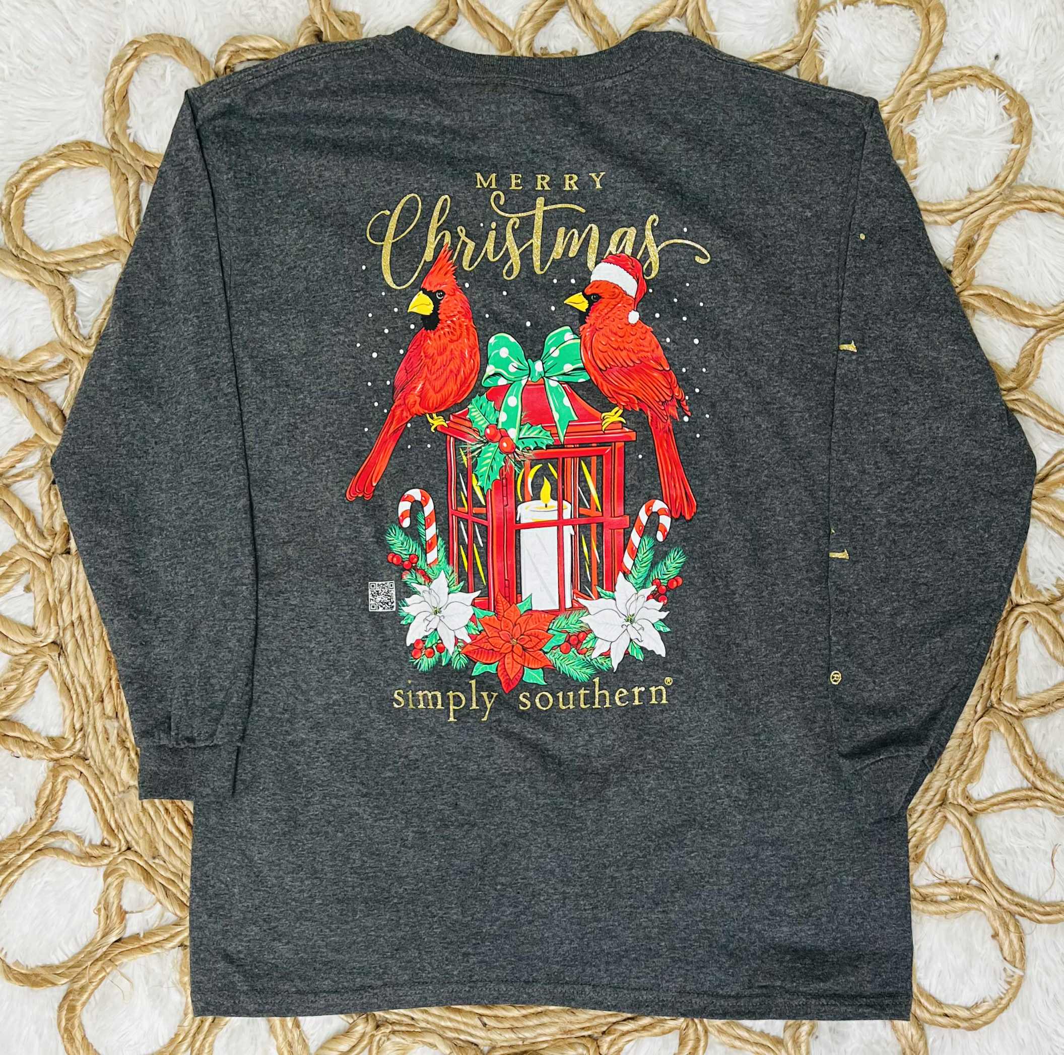 Simply Southern Girls Merry Christmas Long Sleeve Tee