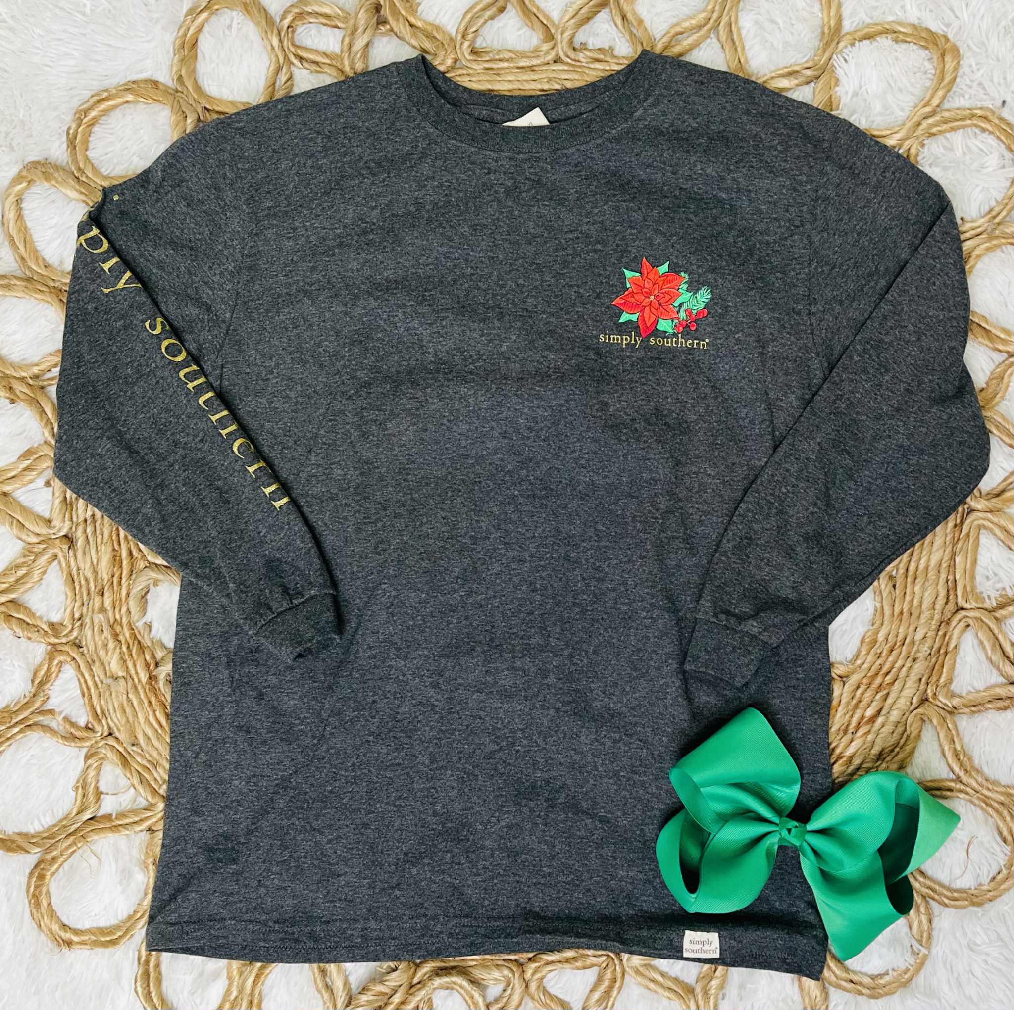 Simply Southern Girls Merry Christmas Long Sleeve Tee