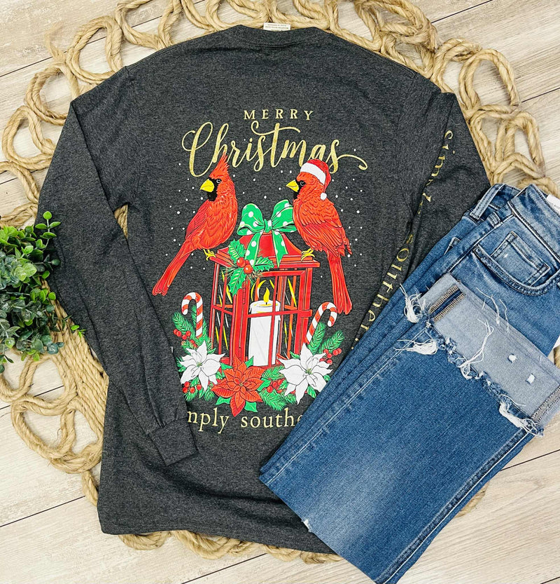 Simply Southern Merry Christmas Graphic Tee long sleeve