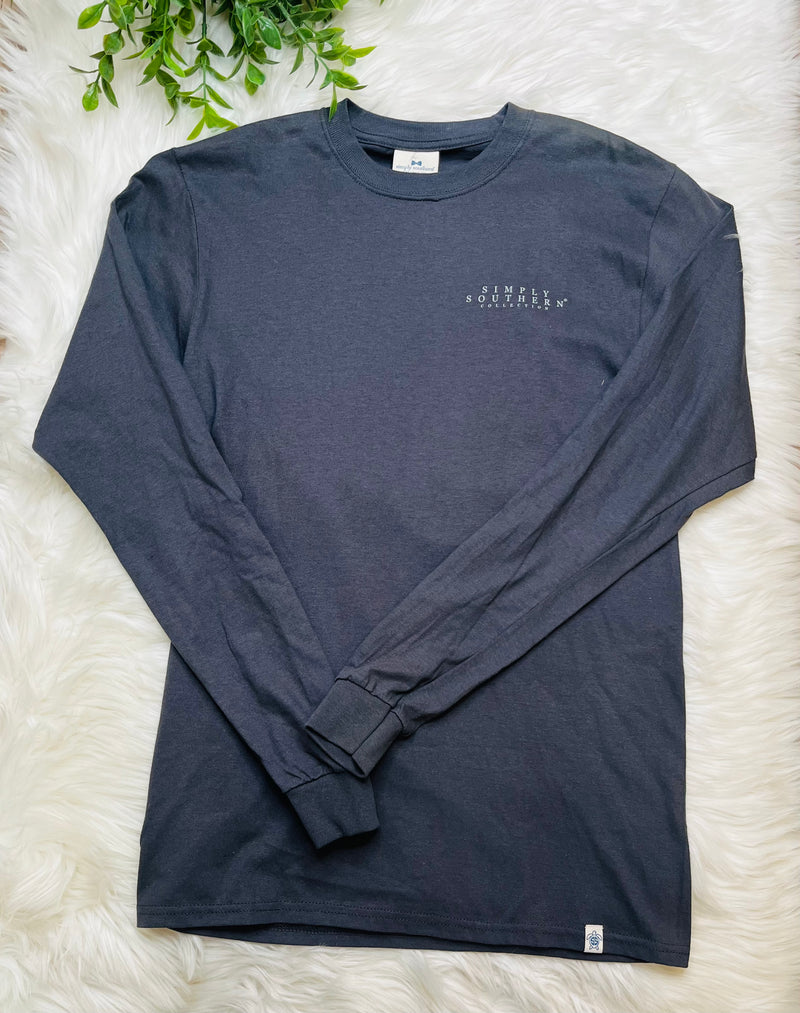 Simply Southern Merry and Tired Long Sleeve Tee