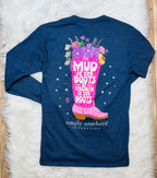 Simply Southern Mud On Her Boots Long Sleeve Tee