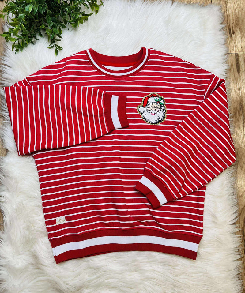 Simply Southern Santa Baby Crew Sweater Pullover Top