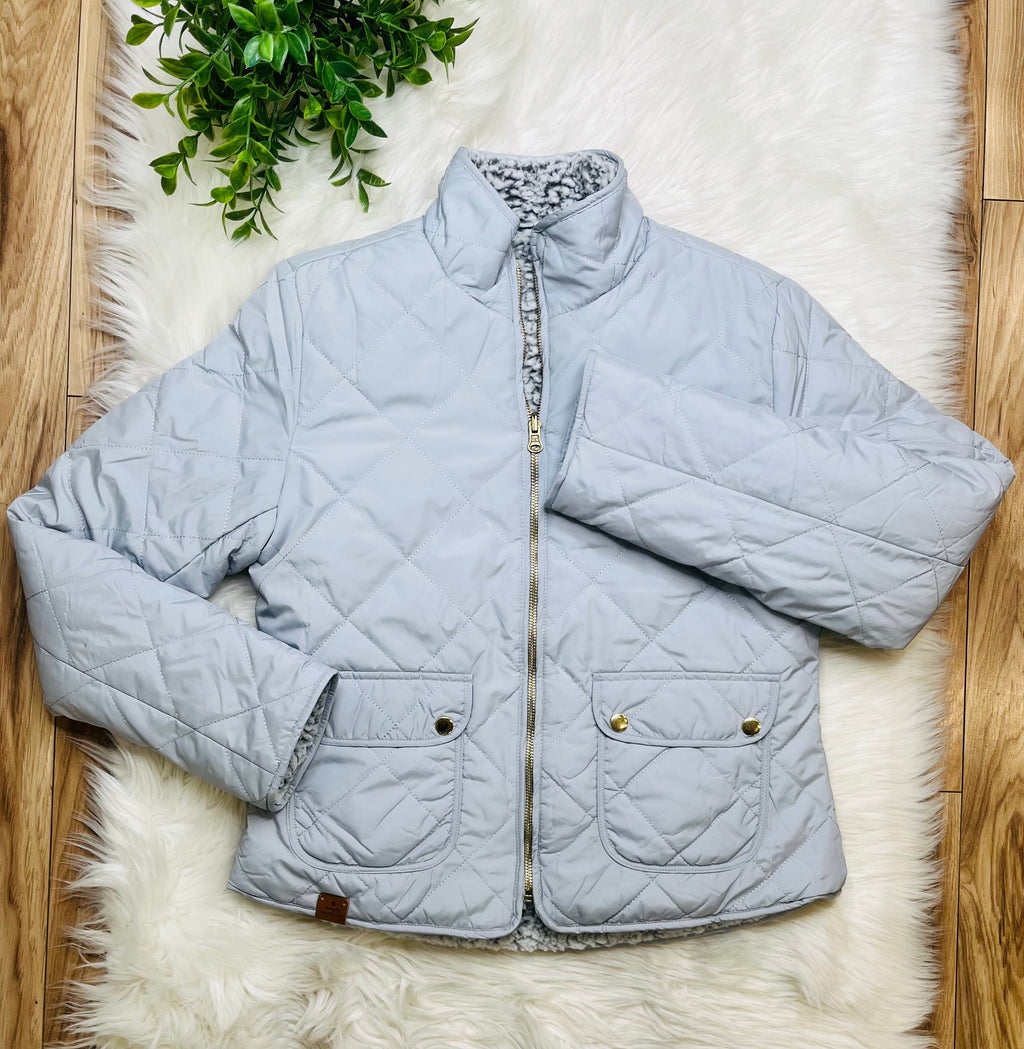 Simply Southern Sherpa reversible jacket
