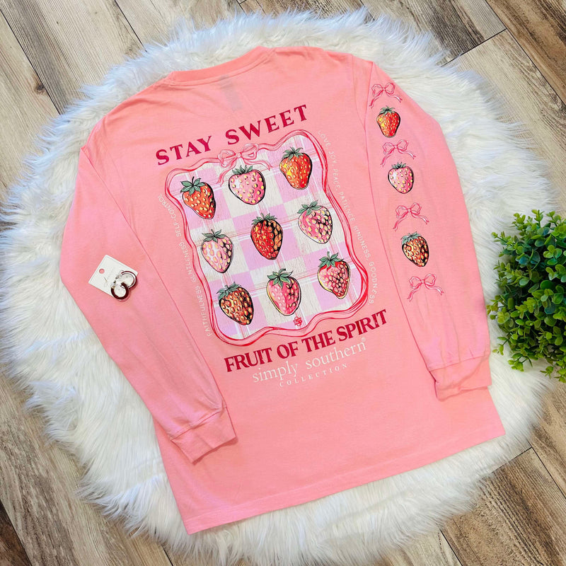 Simply Southern Stay Sweet Long Sleeve Tee
