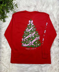 Simply Southern Youth Long Sleeve Bow Tree Tee Girls