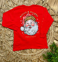 Simply Southern Youth Long Sleeve Santa Tee Christmas