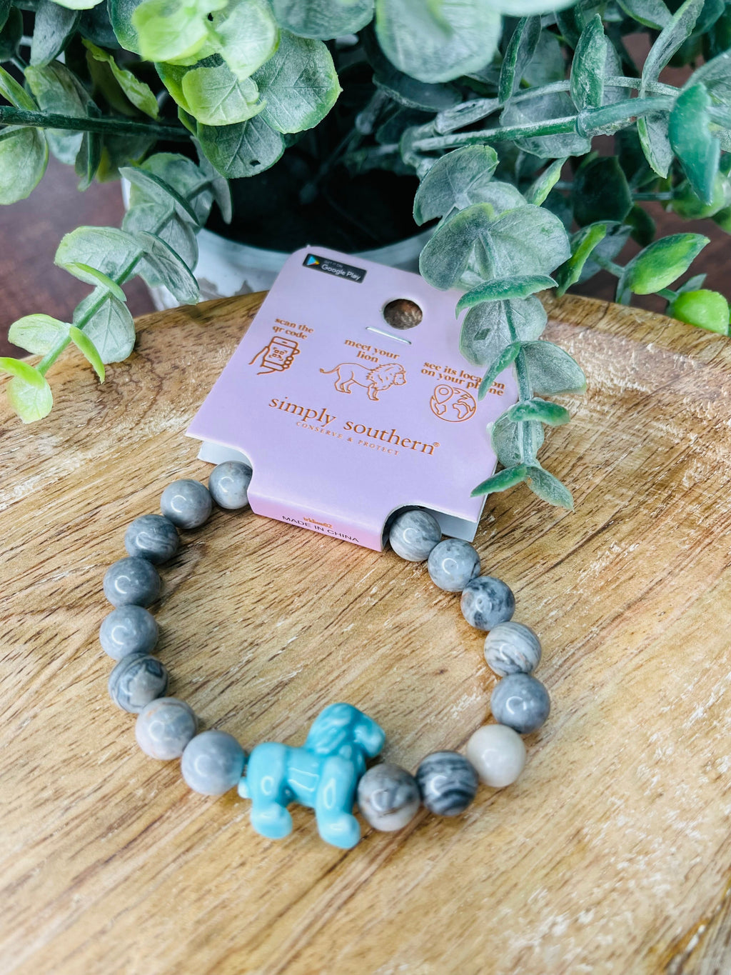 Simply Southern lion tracker bracelet women's