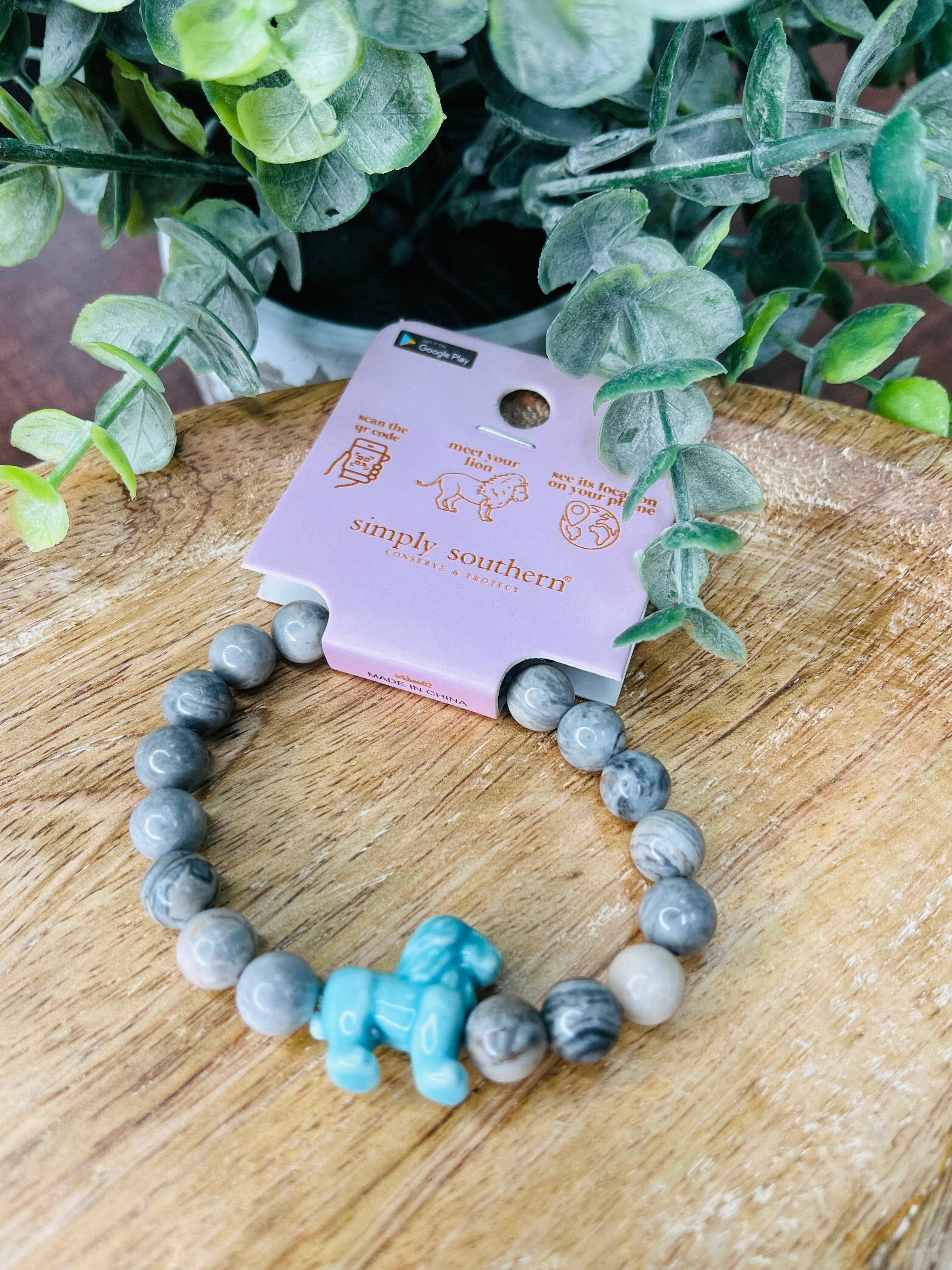 Simply Southern lion tracker bracelet women's