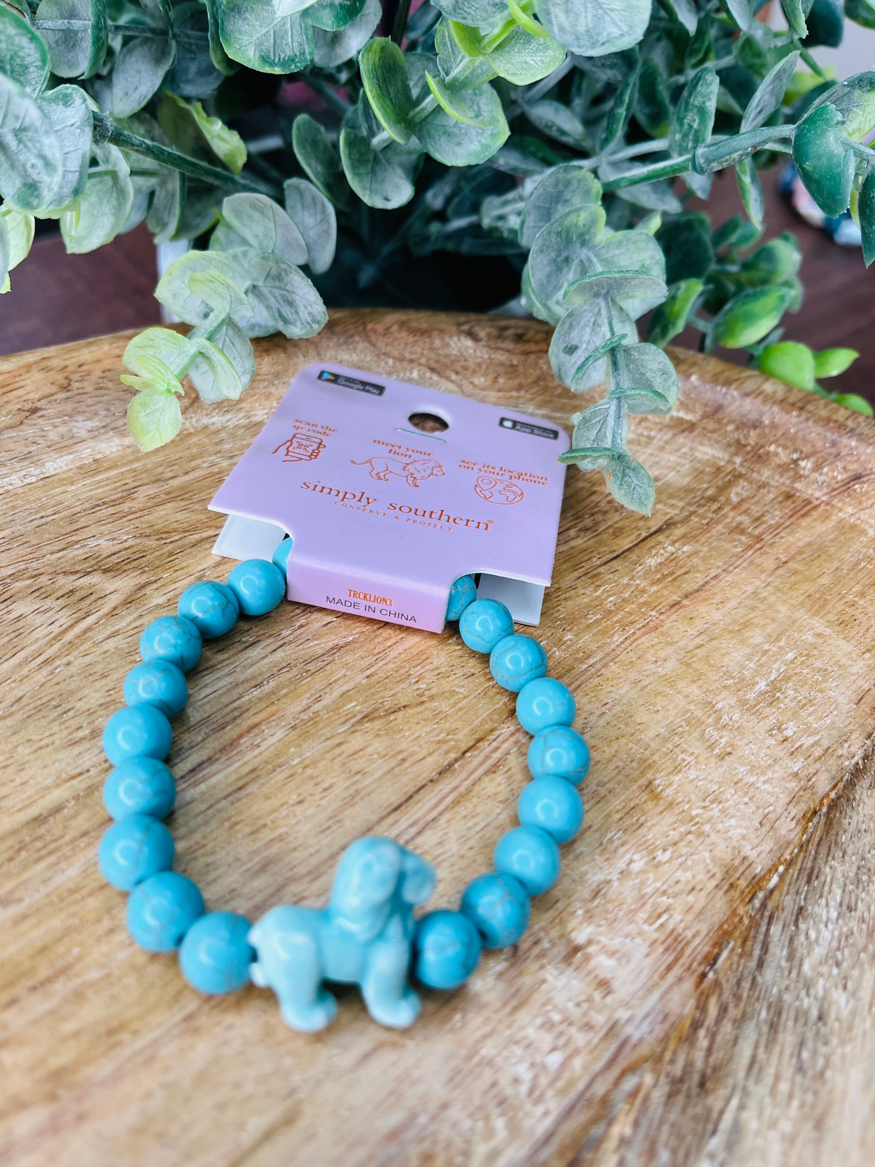 Simply Southern lion tracker bracelet women's