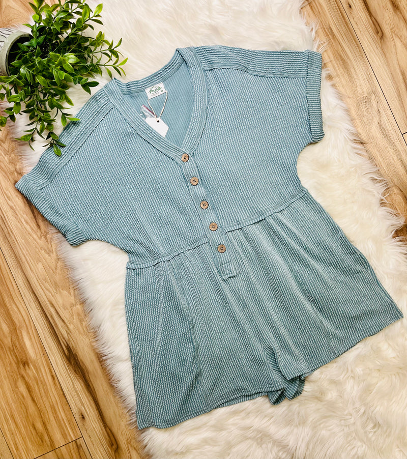 Sky Blue Romper by Very J
