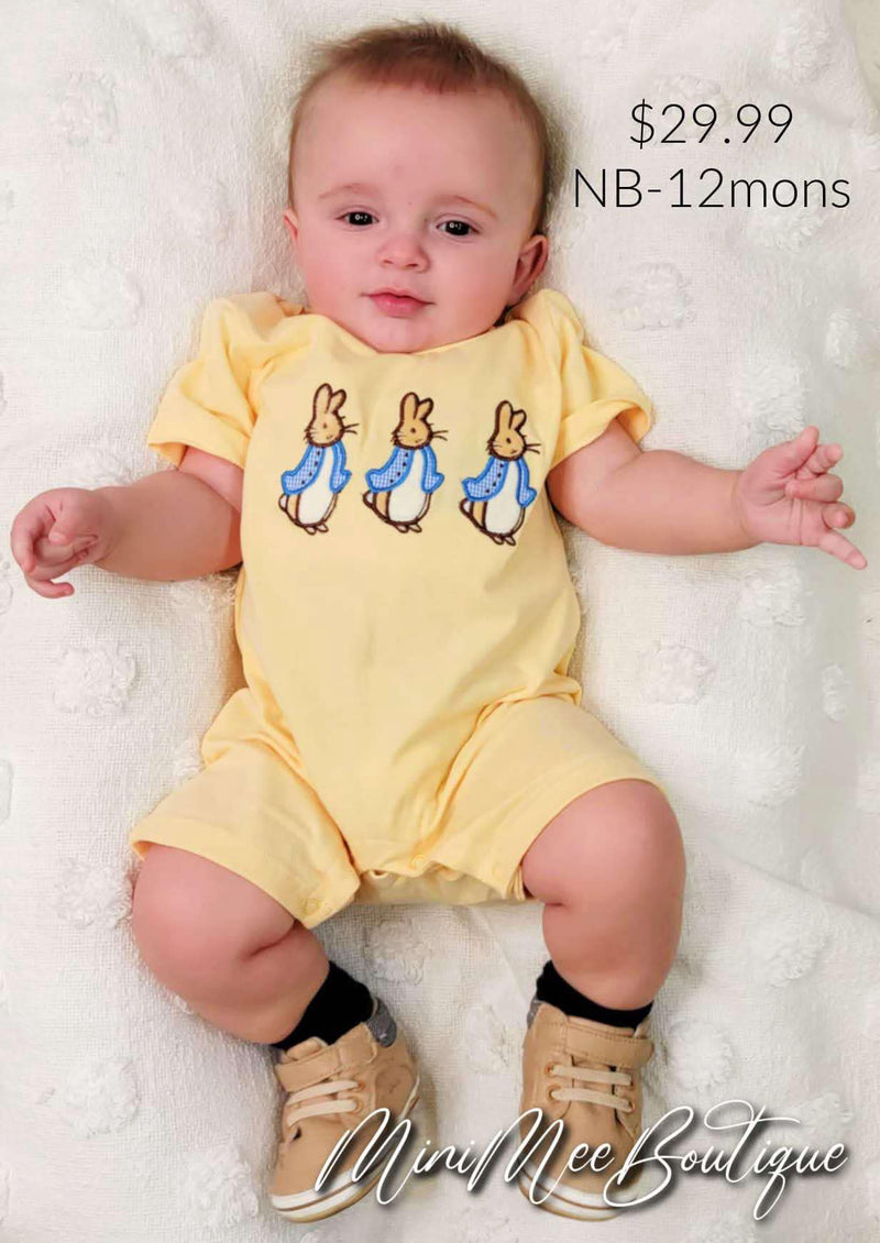 Some Bunnies Romper - Mini Mee Boutique