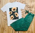 Sunflower tee by Lotus Graphic Tee Women's