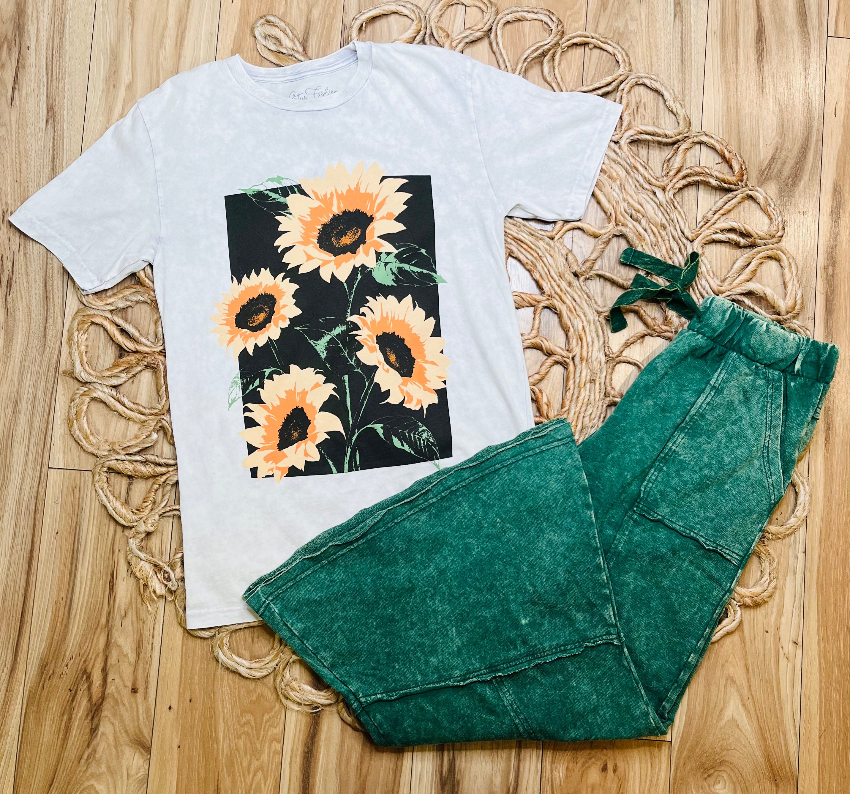 Sunflower tee by Lotus Graphic Tee Women's