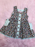 Girl’s Swoon Baby Color Cheetah Dress