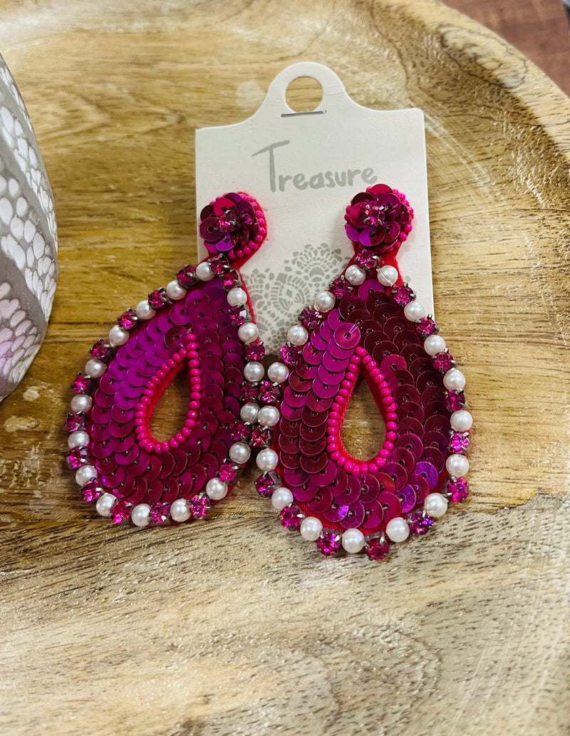 Teardrop Sparkle Earrings