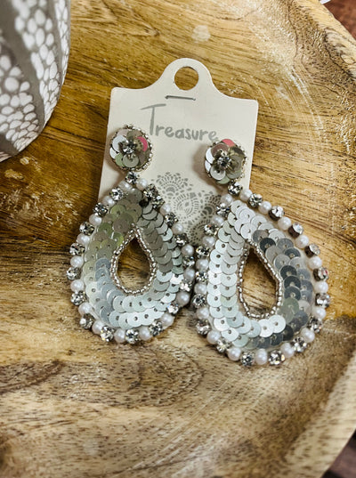 Teardrop Sparkle Earrings