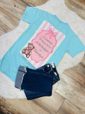 Teddy Bear Simply Southern Graphic Tee Women's
