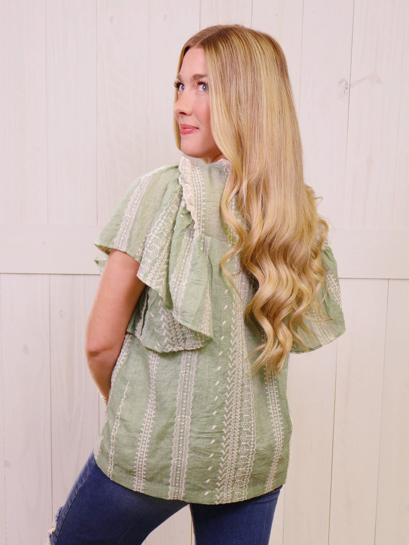 Umgee Sage Blouse